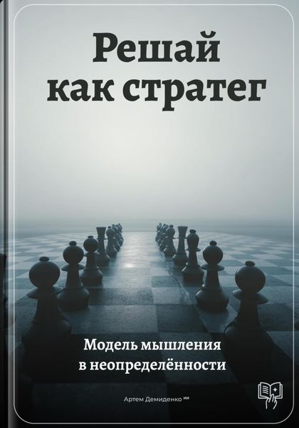 Обложка книги  «Решай как стратег: Модель мышления в неопределённости»
