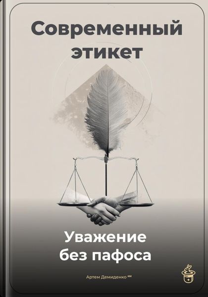 Обложка книги  «Современный этикет: Уважение без пафоса»