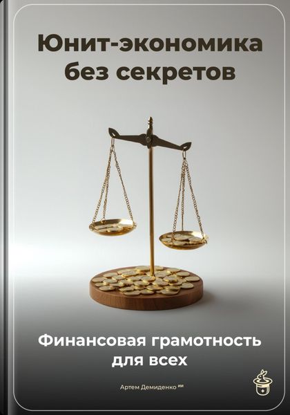 Обложка книги  «Юнит-экономика без секретов: Финансовая грамотность для всех»