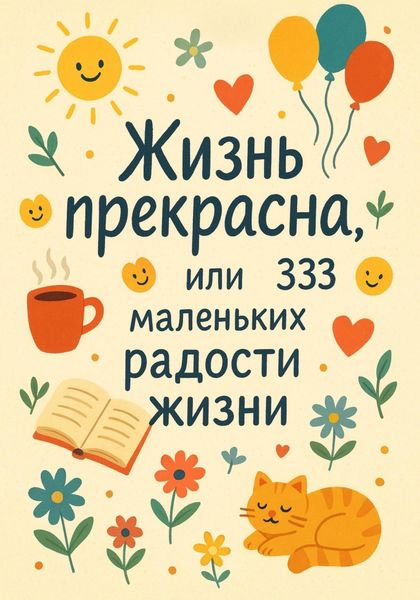 Обложка книги  «Жизнь прекрасна, или 333 маленьких радости жизни!»