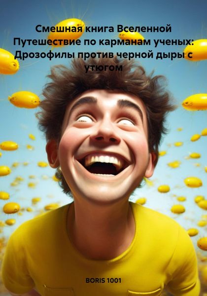 Обложка книги «Смешная книга Вселенной Путешествие по карманам ученых: Дрозофилы против черной дыры с утюгом»