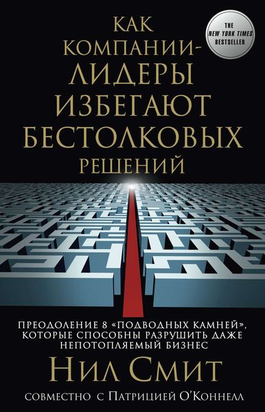 Обложка книги  «Как компании-лидеры избегают бестолковых решений. Преодоление 8 «подводных камней», которые способны разрушить даже непотопляемый бизнес»