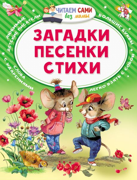 Обложка книги  «Загадки. Песенки. Стихи»