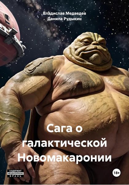 Обложка книги  «Сага о галактической Новомакаронии»