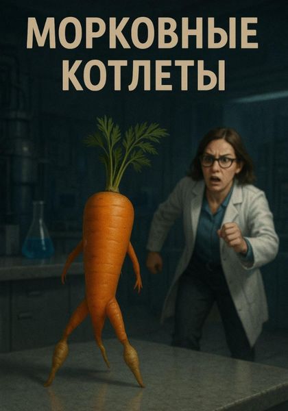 Обложка книги  «Морковные котлеты»