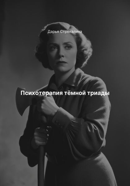 Обложка книги  «Психотерапия тёмной триады»