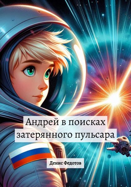 Обложка книги  «Андрей в поисках затерянного пульсара»