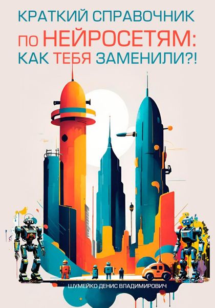 Обложка книги  «Краткий справочник по нейросетям: как тебя заменили?!»