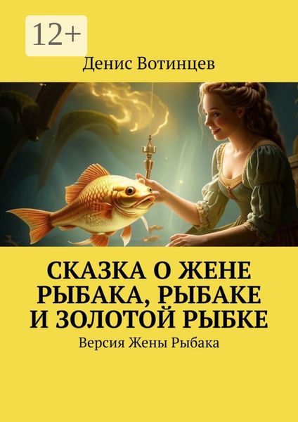 Обложка книги  «Сказка о жене рыбака, рыбаке и золотой рыбке. Версия жены рыбака»