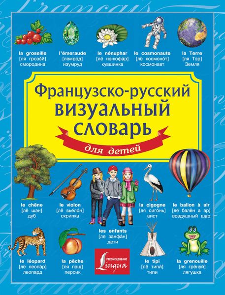 Обложка книги  «Французско-русский визуальный словарь для детей»