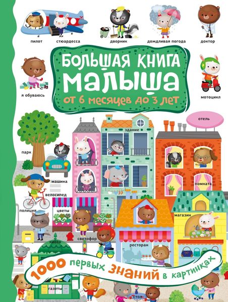 Обложка книги «1000 первых знаний в картинках»