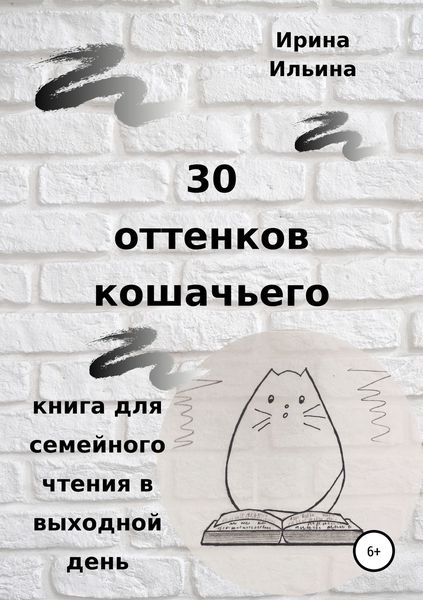 Обложка книги  «30 оттенков кошачьего. Книга для семейного чтения в выходной день»