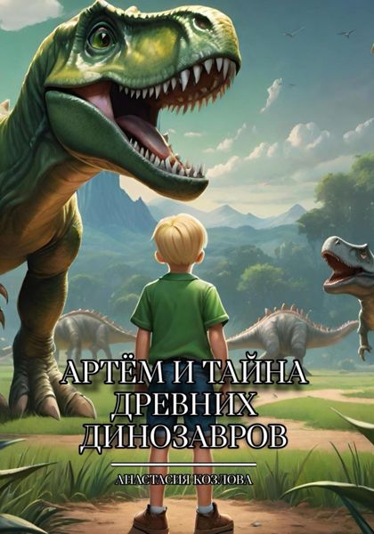 Обложка книги  «Артём и тайна древних динозавров»