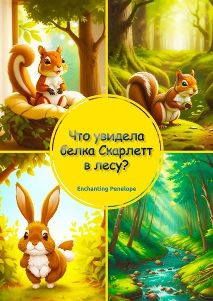 Обложка книги  «Что увидела белка Скарлетт в лесу?»