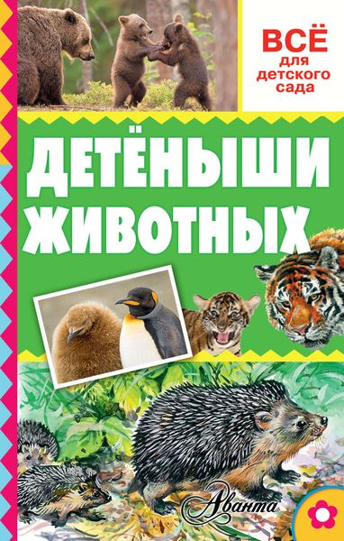 Обложка книги  «Детёныши животных»