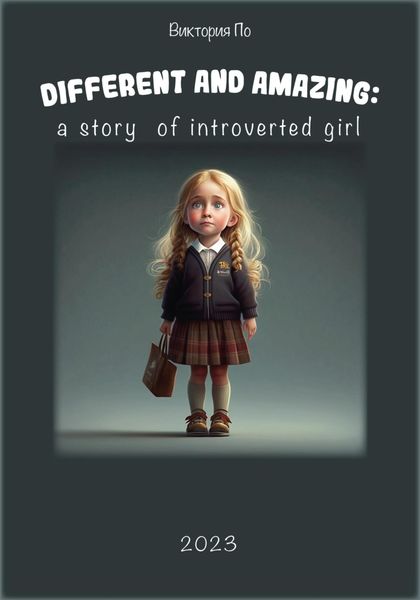 Обложка книги  «Different and amazing: a story of introverted girl»