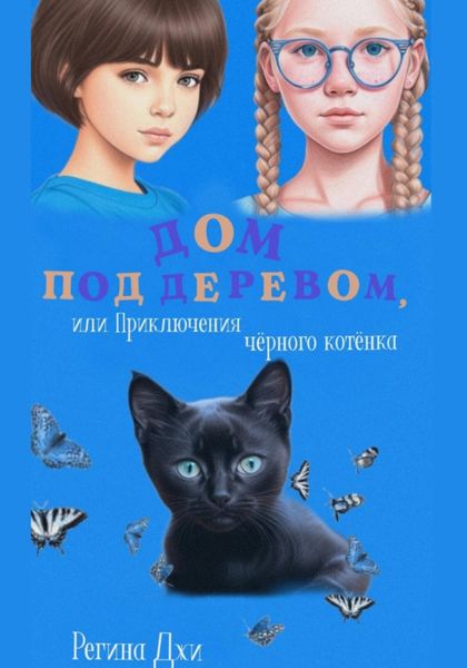 Обложка книги  «Дом под деревом, или Приключения чёрного котёнка»