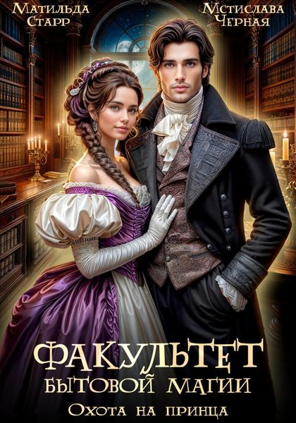 Обложка книги  «Факультет бытовой магии. Охота на принца»