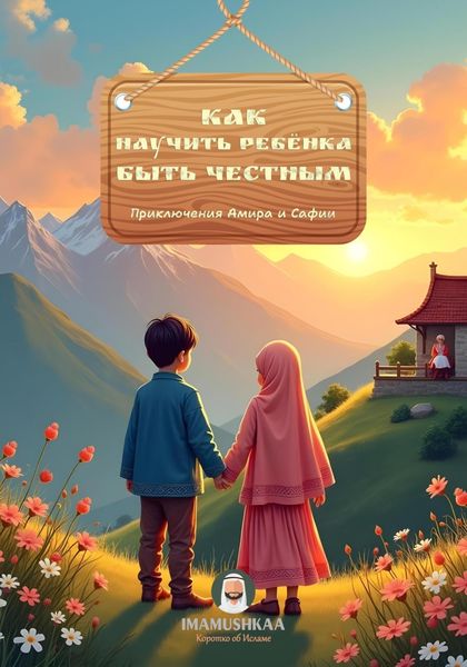 Обложка книги  «Как научить ребенка быть честным. Приключения Амира и Сафии»