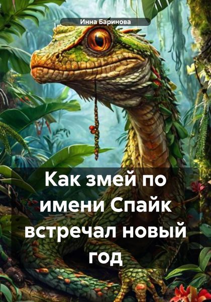 Обложка книги  «Как змей по имени Спайк встречал новый год»