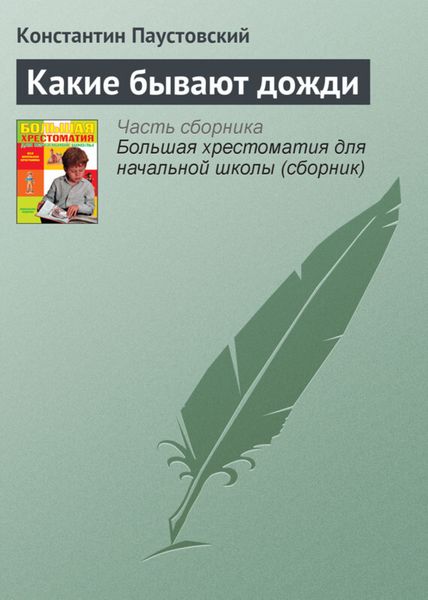 Обложка книги  «Какие бывают дожди»