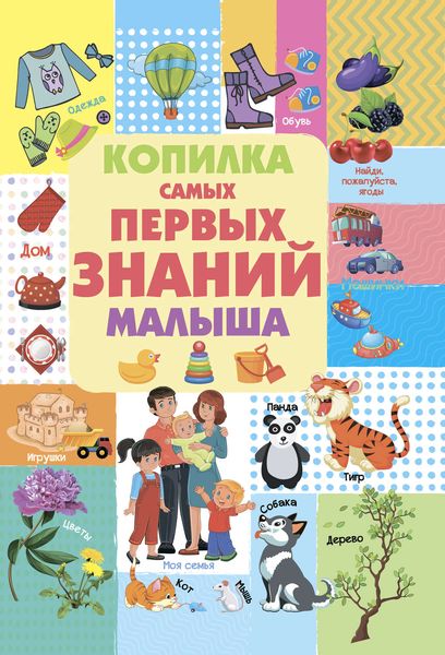 Обложка книги  «Копилка самых первых знаний малыша»