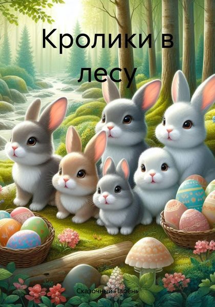 Обложка книги  «Кролики в лесу»
