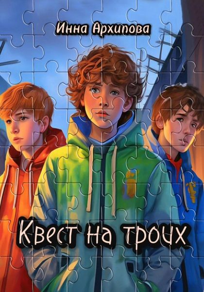 Обложка книги  «Квест на троих»