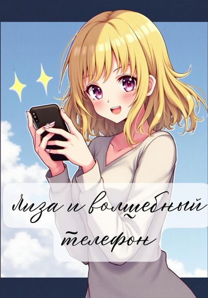 Обложка книги  «Лиза и волшебный телефон!»