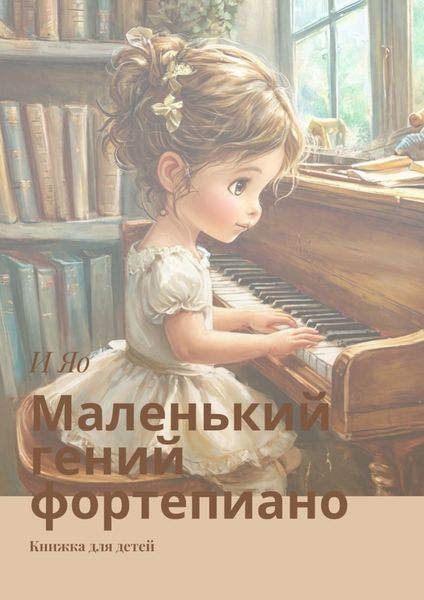 Обложка книги  «Маленький гений фортепиано. Книжка для детей»