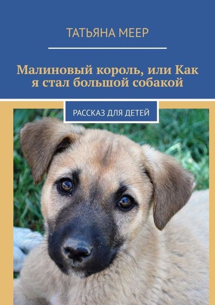 Обложка книги  «Малиновый король, или Как я стал большой собакой. Рассказ для детей»