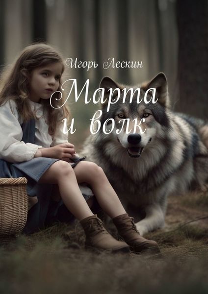 Обложка книги  «Марта и волк»