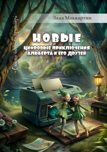 Обложка книги  «Новые цифровые приключения Альберта и его друзей. Сказки старого принтера»