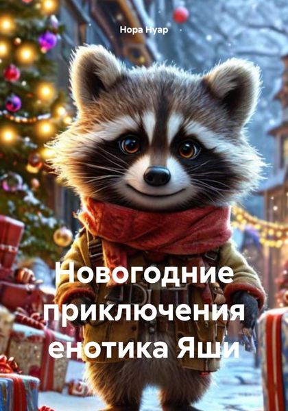 Обложка книги  «Новогодние приключения енотика Яши»