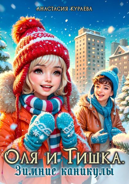Обложка книги  «Оля и Тишка. Зимние каникулы»