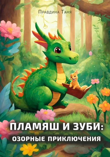 Обложка книги  «Пламяш и Зуби: озорные приключения»