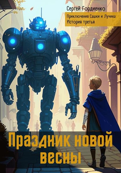 Обложка книги  «Праздник новой весны. Приключения Сашки и Лучика. История третья»