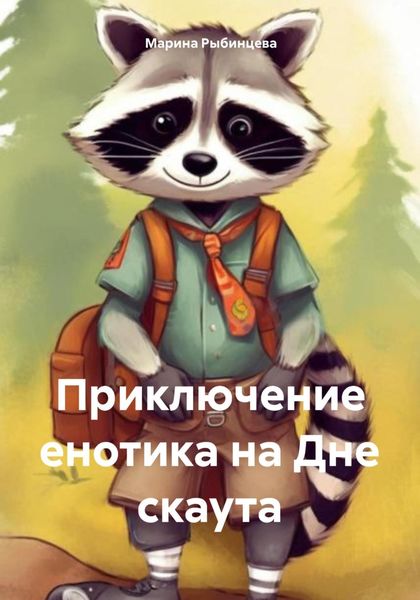 Обложка книги  «Приключение енотика на Дне скаута»