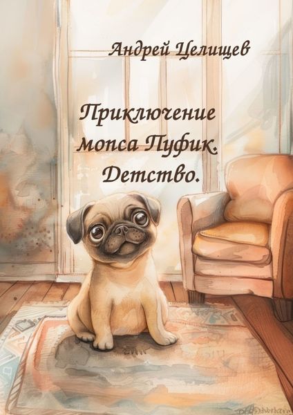Обложка книги  «Приключение мопса Пуфик. Детство.»