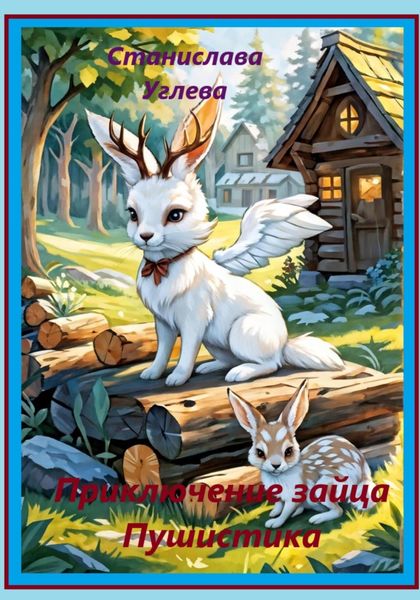 Обложка книги  «Приключение зайца Пушистика»