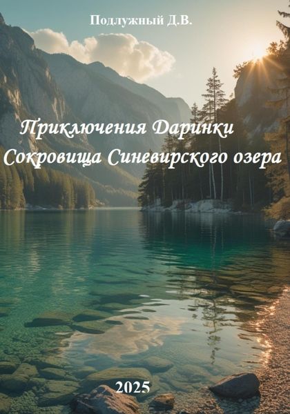 Обложка книги  «Приключения Даринки Сокровища Синевирского озера»