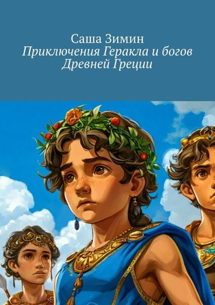 Обложка книги  «Приключения Геракла и богов Древней Греции»