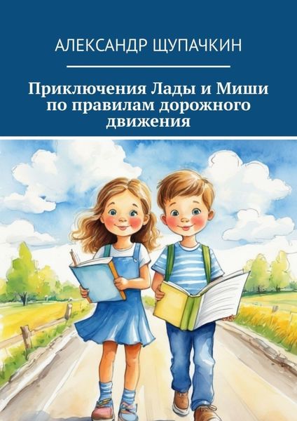 Обложка книги  «Приключения Лады и Миши по правилам дорожного движения»