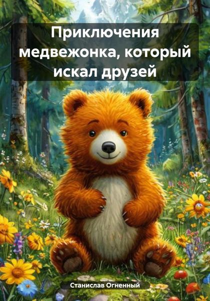 Обложка книги  «Приключения медвежонка, который искал друзей»