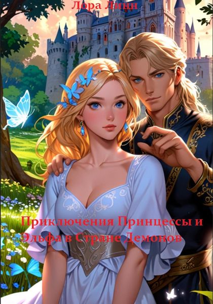 Обложка книги «Приключения принцессы и эльфа в стране демонов»