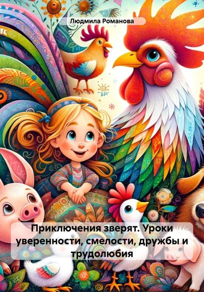 Обложка книги  «Приключения зверят. Уроки уверенности, смелости, дружбы и трудолюбия»