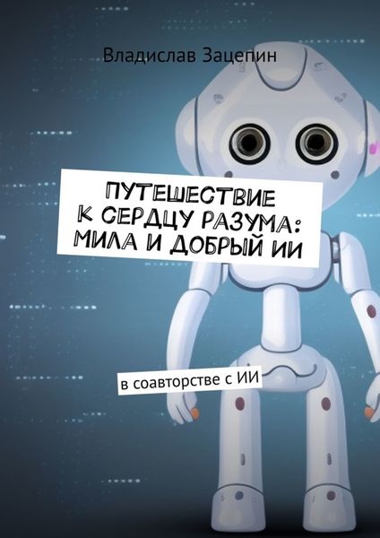 Обложка книги  «Путешествие к сердцу разума: Мила и добрый ИИ. В соавторстве с ИИ»