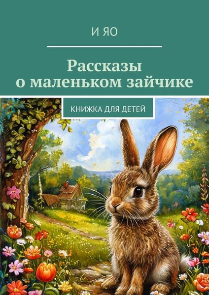 Обложка книги  «Рассказы о маленьком зайчике. Книжка для детей»