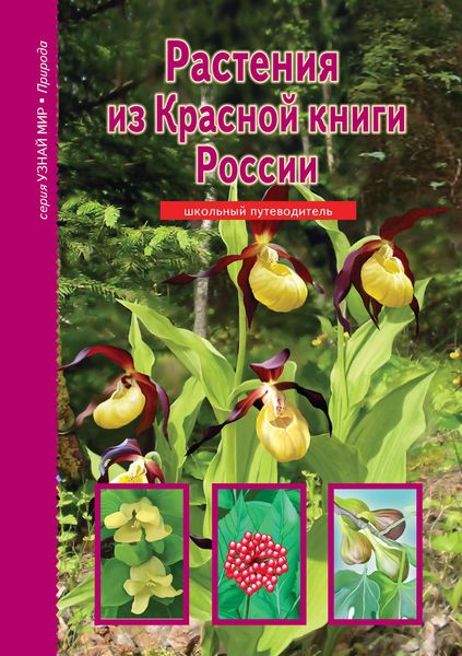 Обложка книги  «Растения из Красной книги России»