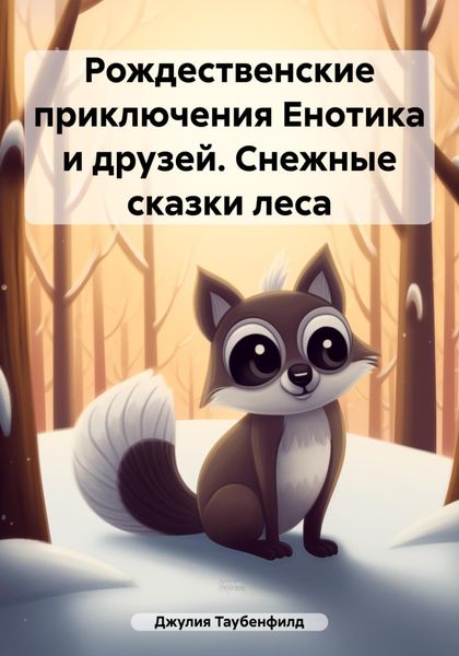 Обложка книги  «Рождественские приключения Енотика и друзей. Снежные сказки леса»